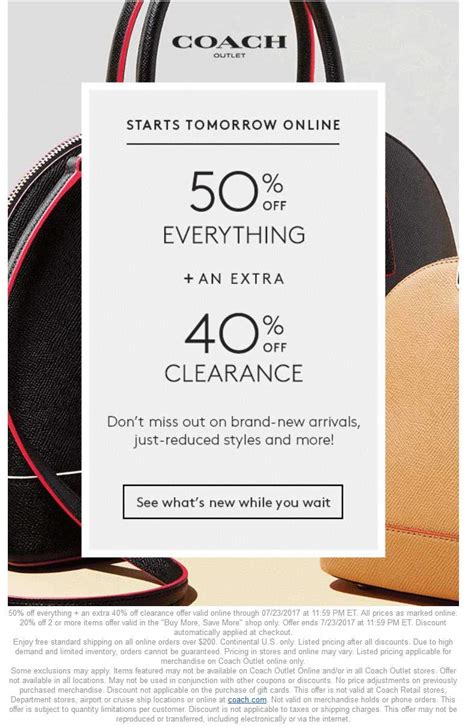 coach additional discount